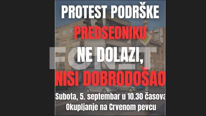 Protest zbog Vučićevog dolaska